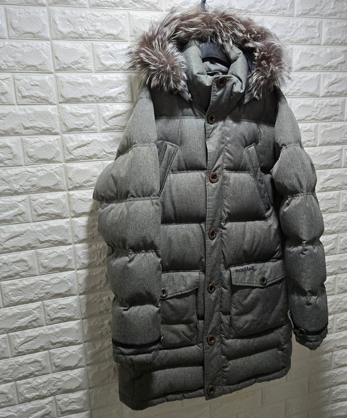 몽벨 EX800 구스다운 롱패딩 점퍼 105 상품이미지5