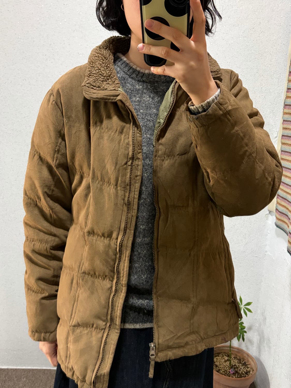 엘엘빈 스웨이드 패딩 점퍼 상품이미지5