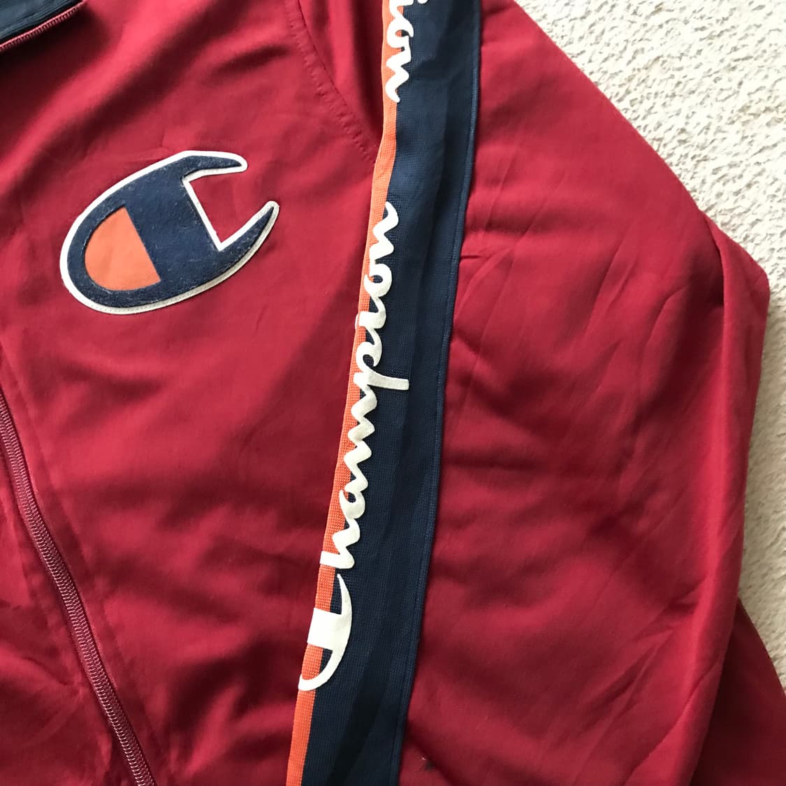 CHAMPION 챔피언  빅 아플리케 로고 사이드 디테일 집업 /  상품이미지2