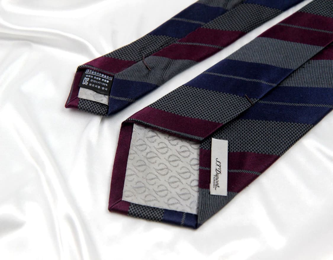 듀퐁 7.9cm A등급 명품 넥타이 S.T. DUPONT 상품이미지4
