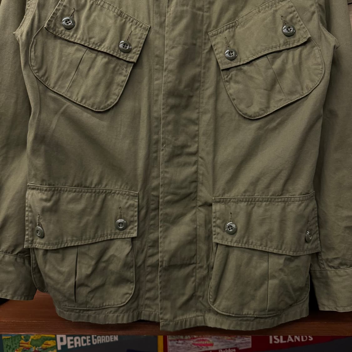 M/S 버즈릭슨 정글 퍼티그 1세대 오리지널 밀리터리 복각 자켓 N246 상품이미지4