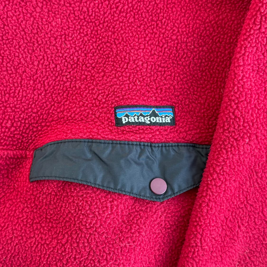 파타고니아 신칠라 레드 L, made in usa 상품이미지6