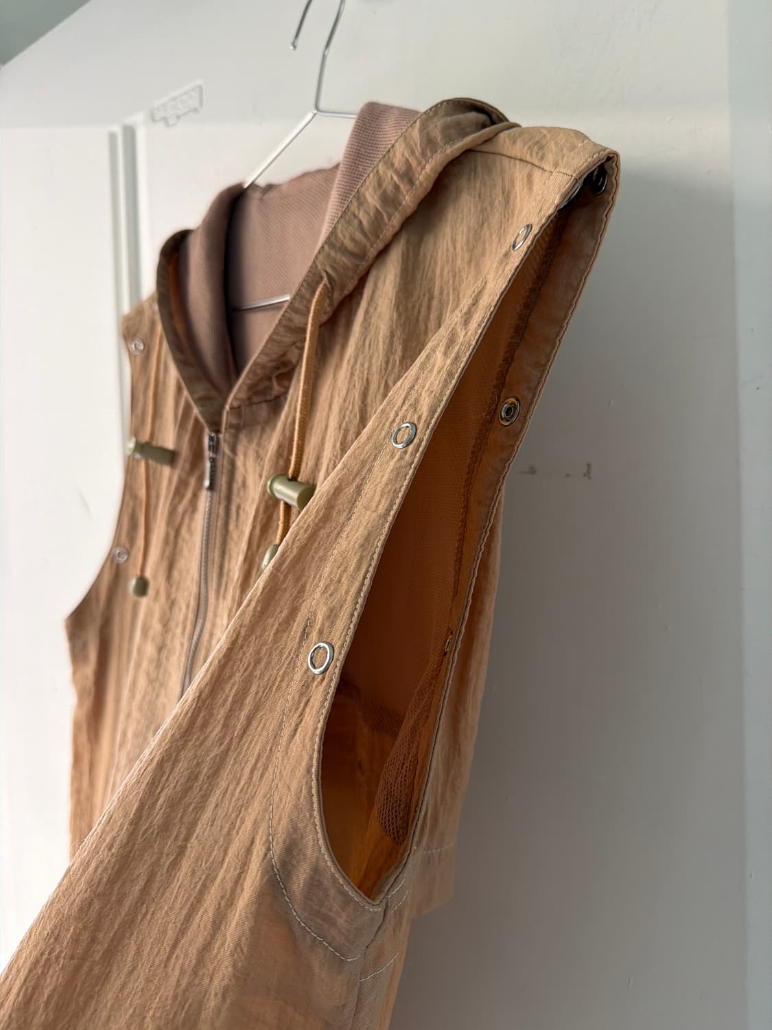 일본빈티지 레이어드 후드 베스트 상품이미지7