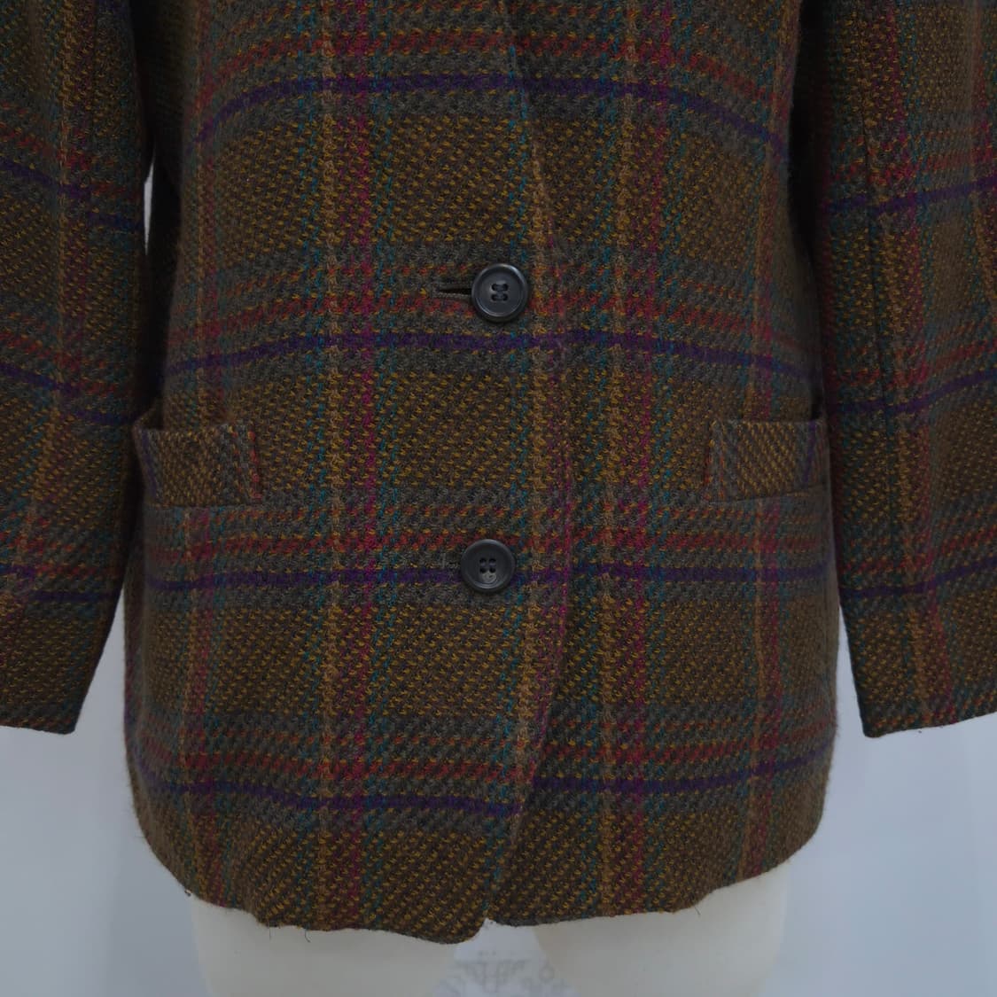 PIGEON HEART 울 100% 체크 자켓 상품이미지4