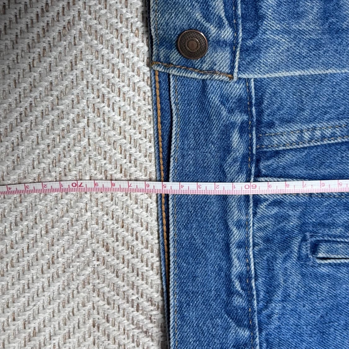 (XL) 90s 빈티지 카멜 데님자켓 상품이미지4