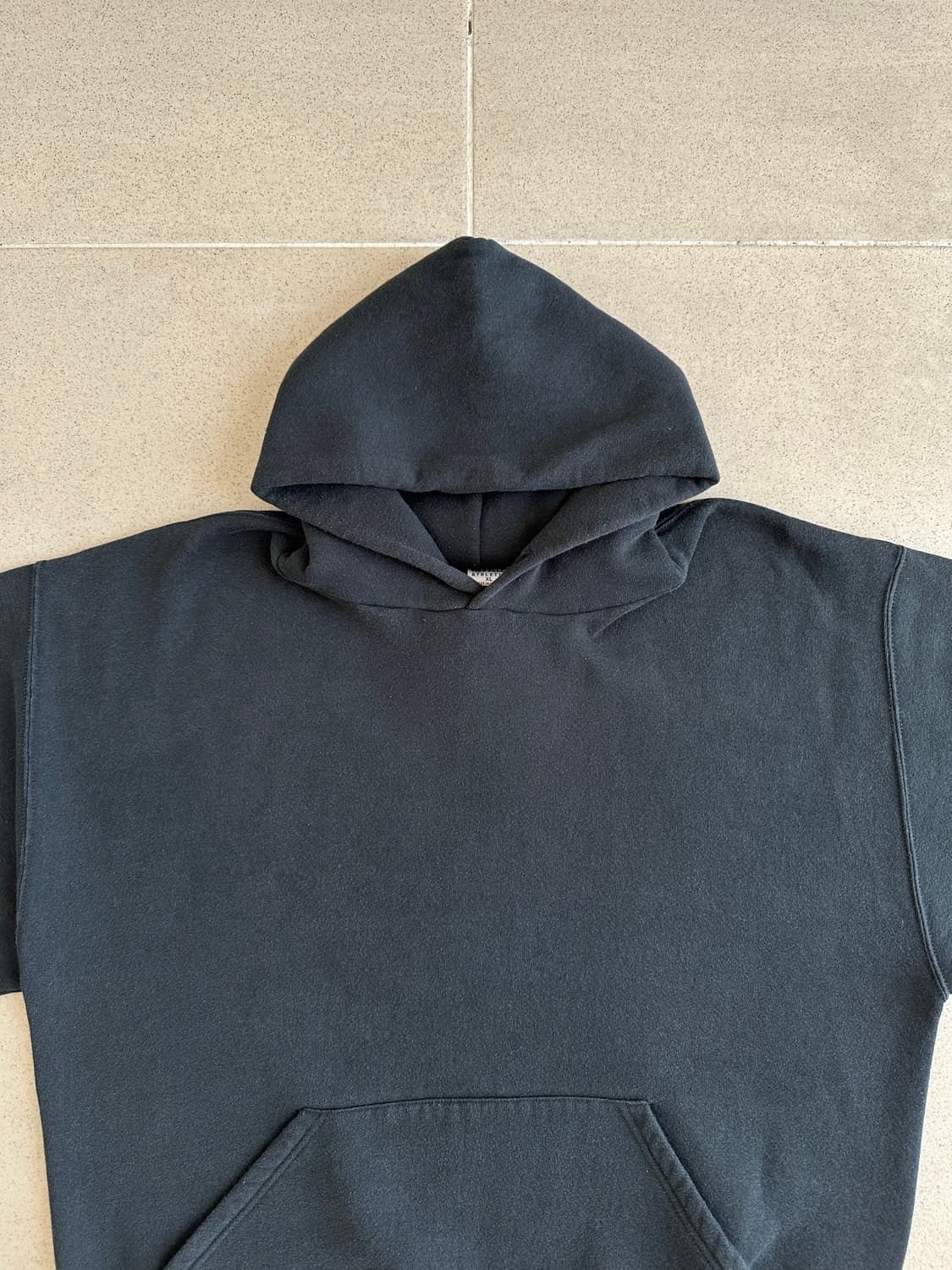 90s 빈티지 러셀 후드 블랙 XL 상품이미지4