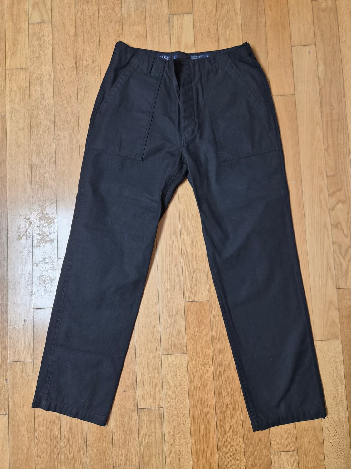 이스트로그 블랙 백사틴 퍼티그팬츠 L사이즈 상품이미지2