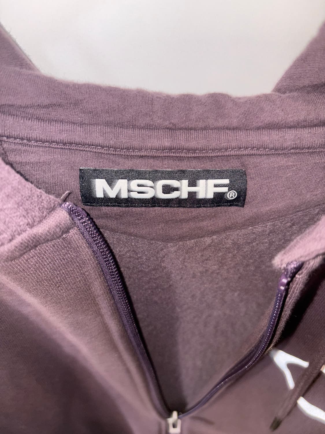 미스치프 패널드 와플 후드집업 상품이미지3