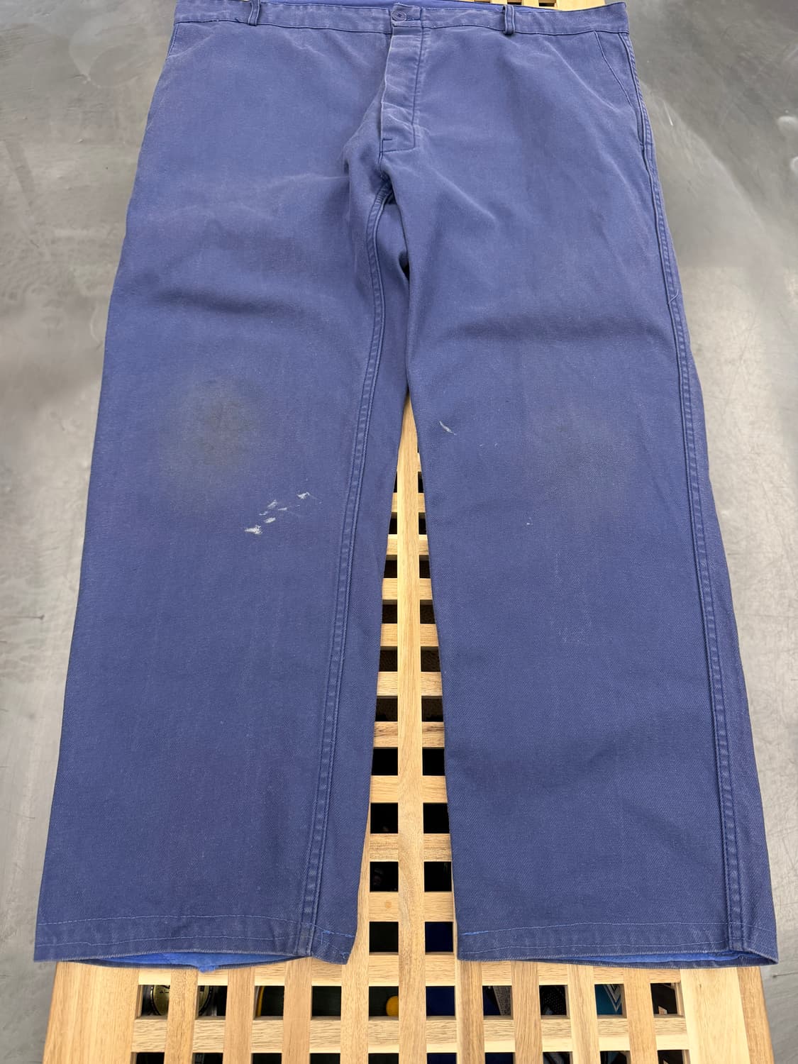 1990s LAFODEX DISTRESSED FADE 프렌치워크팬츠 상품이미지4