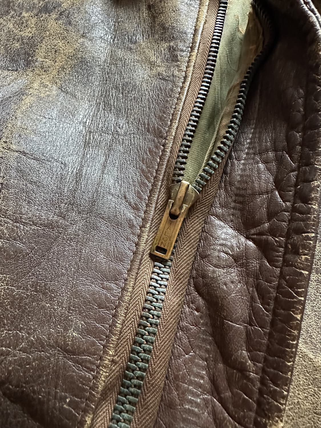 40s Vintage Horse Hide A2 Leahter jacket 상품이미지4
