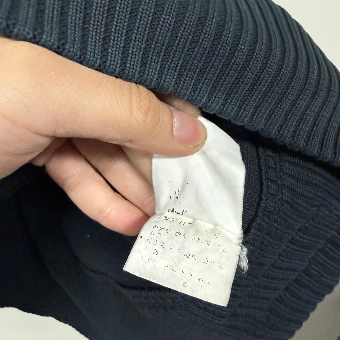 폴로 밀리터리 니트 집업 상품이미지4