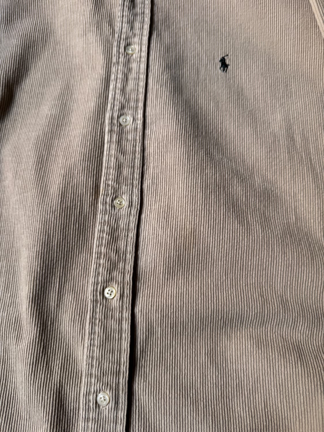 [L]폴로 랄프로렌 BLAIRE 베이지 코듀로이 셔츠 상품이미지5