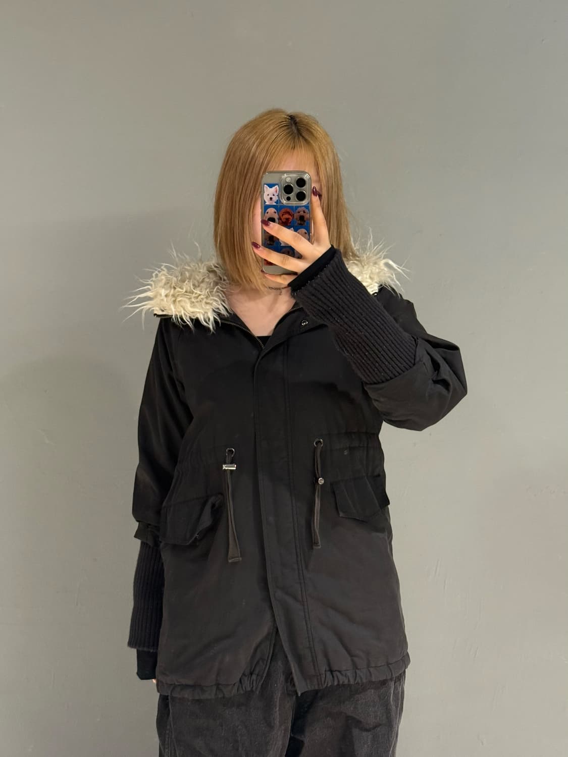 fur trimming detail field jacket 상품이미지2