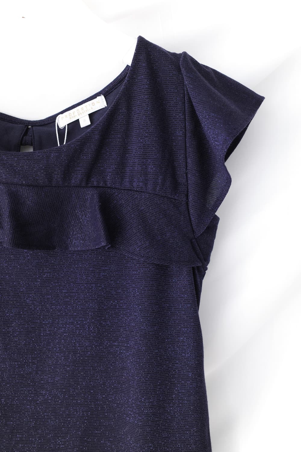 back ribbon half blouse 상품이미지2