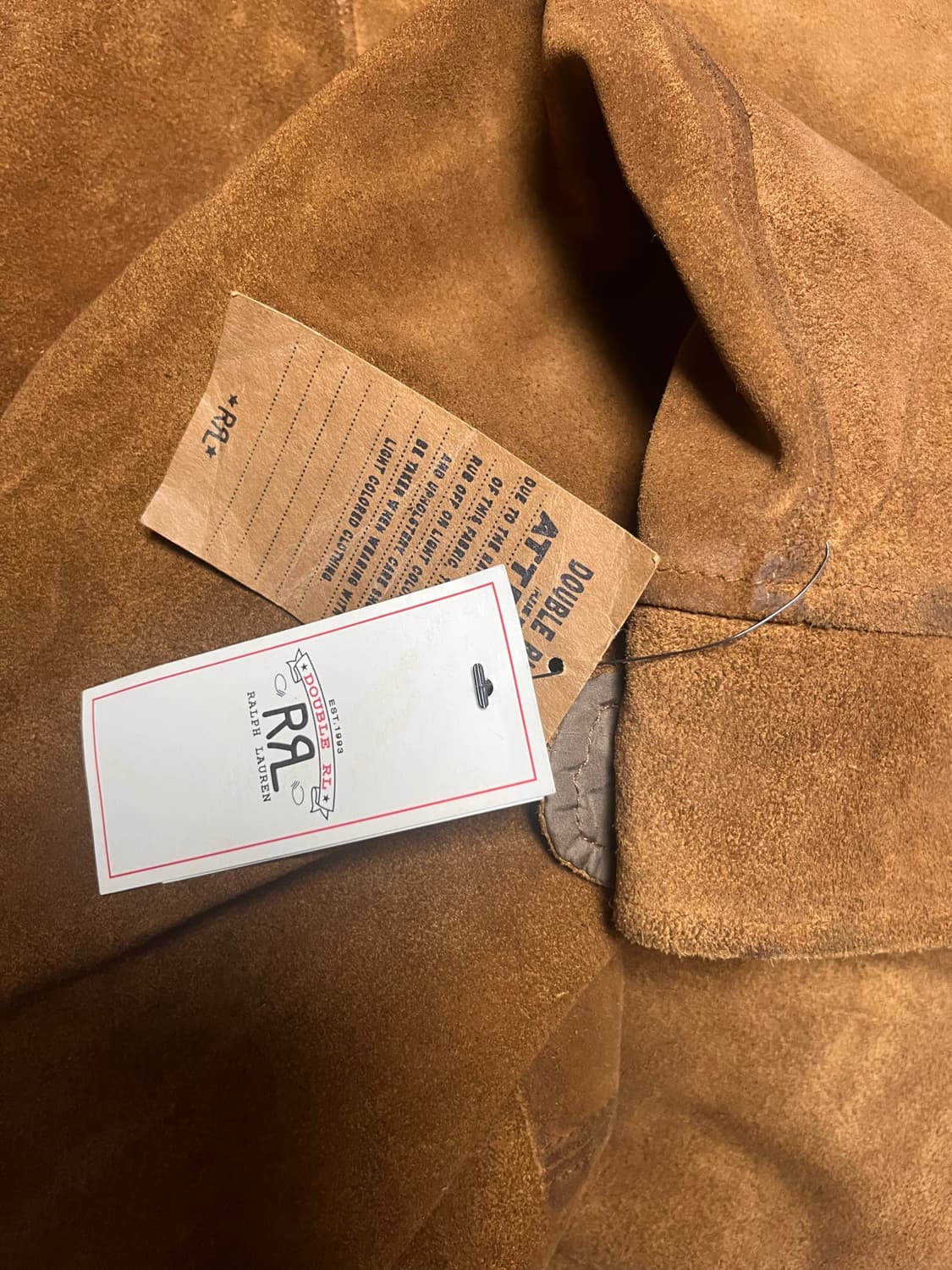 교환) RRL 러프아웃 스웨이드 XL ➡️ L 상품이미지2