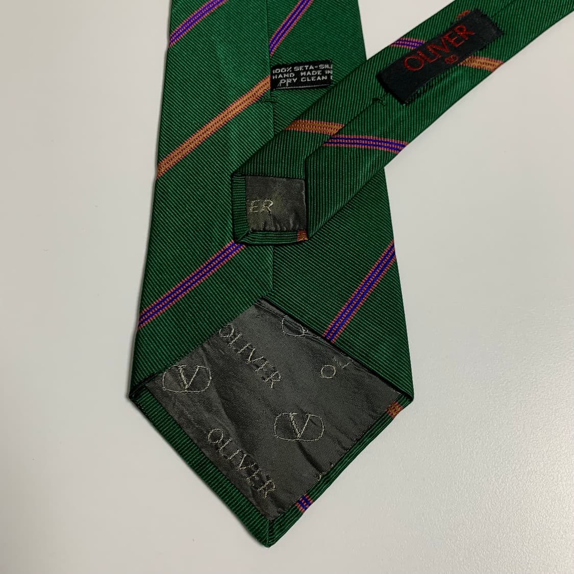 발렌티노(VALENTINO) 스트라이프 명품넥타이 100실크 A등급 상품이미지7