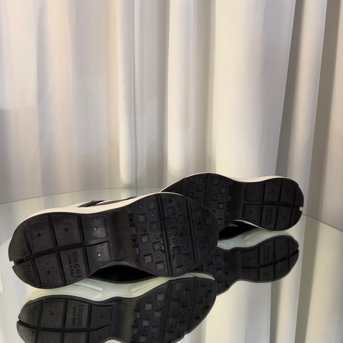 A / 39.5 구찌 범고래 레더 라이톤 스니커즈 상품이미지5