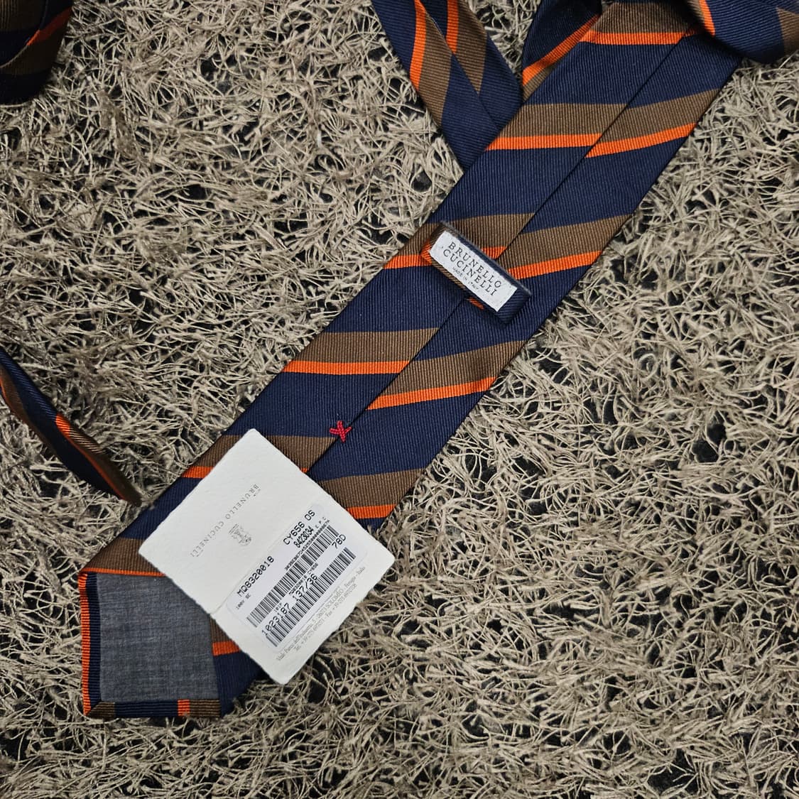 브루넬로 쿠치넬리 스트라이프 신상 타이 상품이미지4