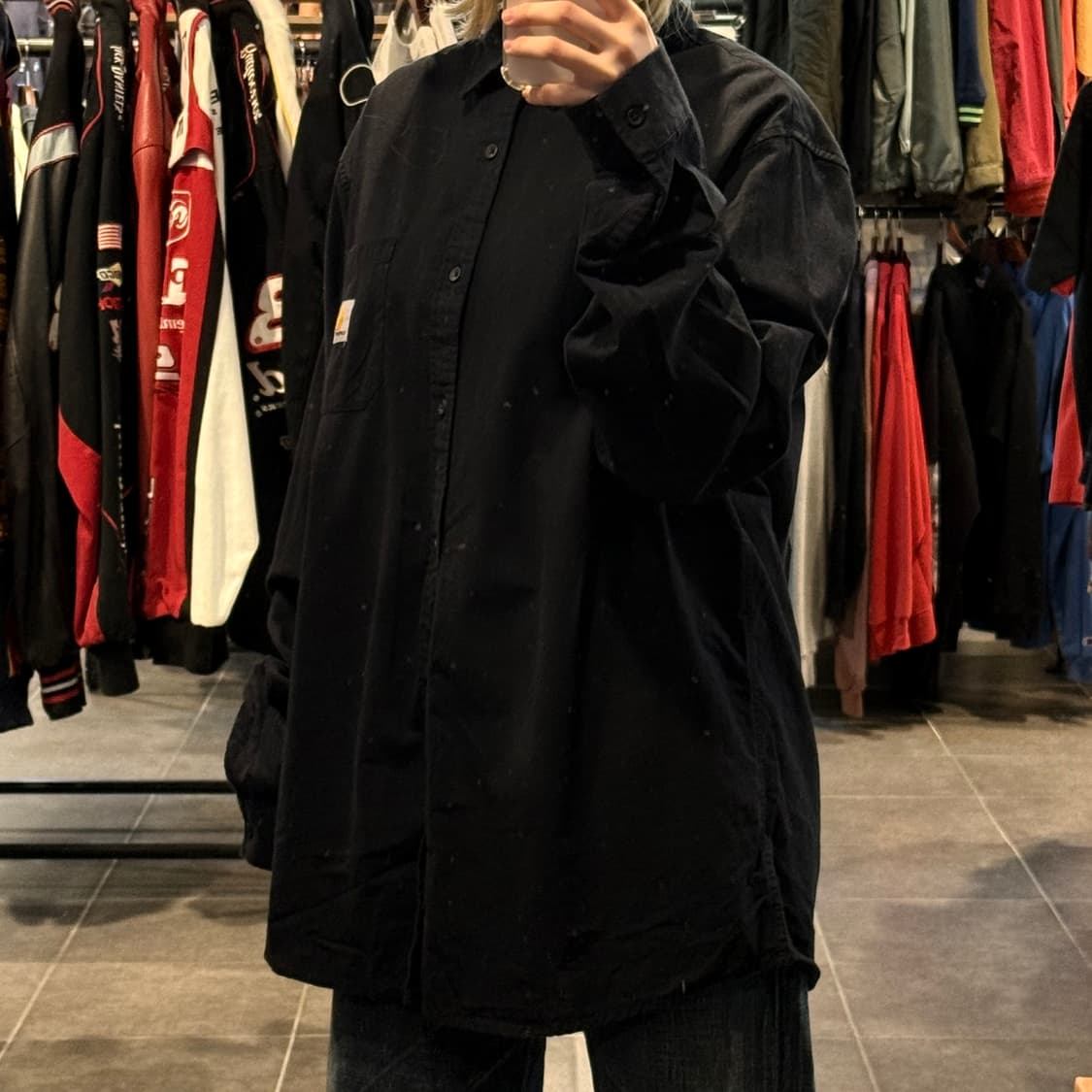 [NO.9] 칼하트 블랙 긴팔셔츠 상품이미지4