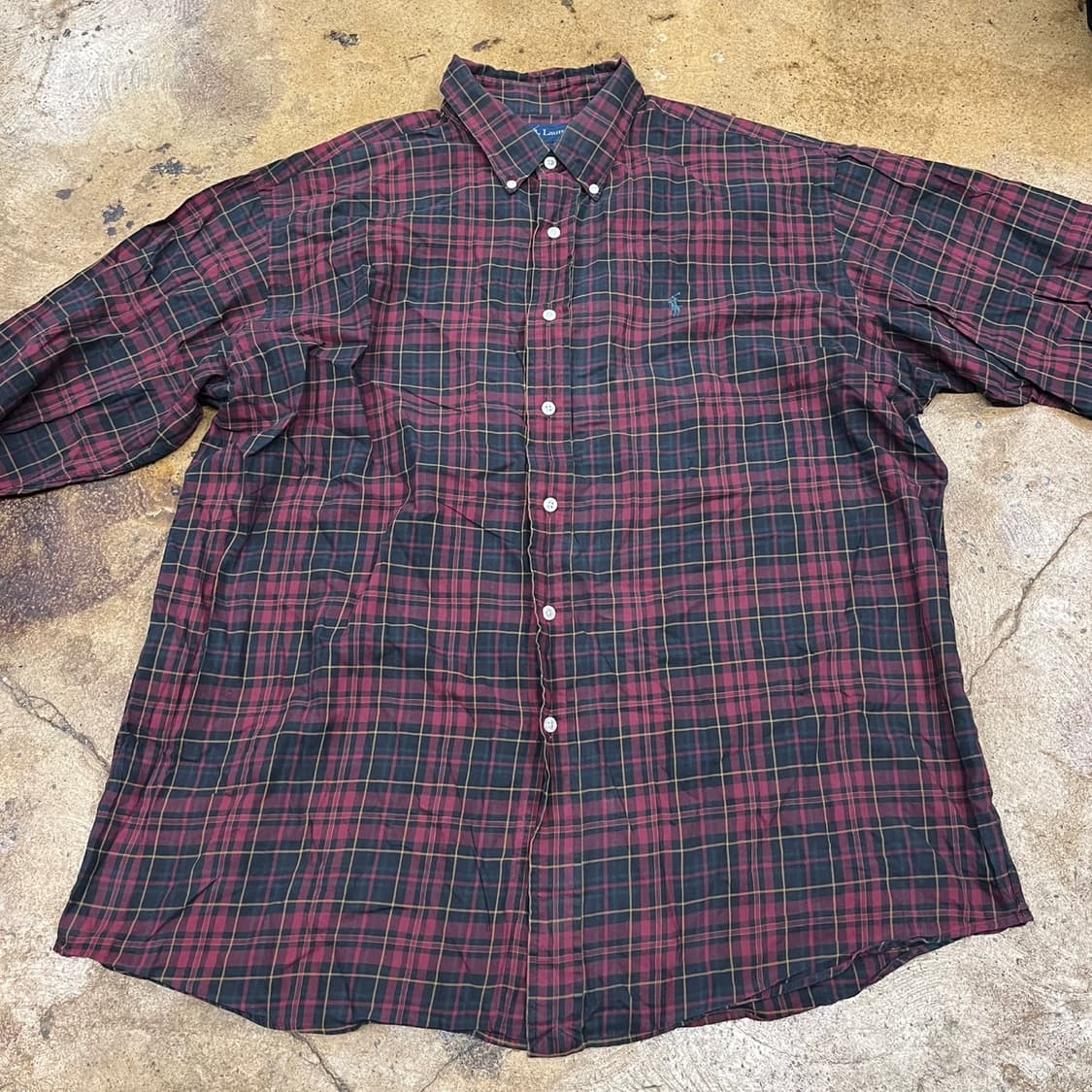 [정품/XL] 폴로 랄프로렌 체크 긴팔 셔츠 b10 상품이미지3