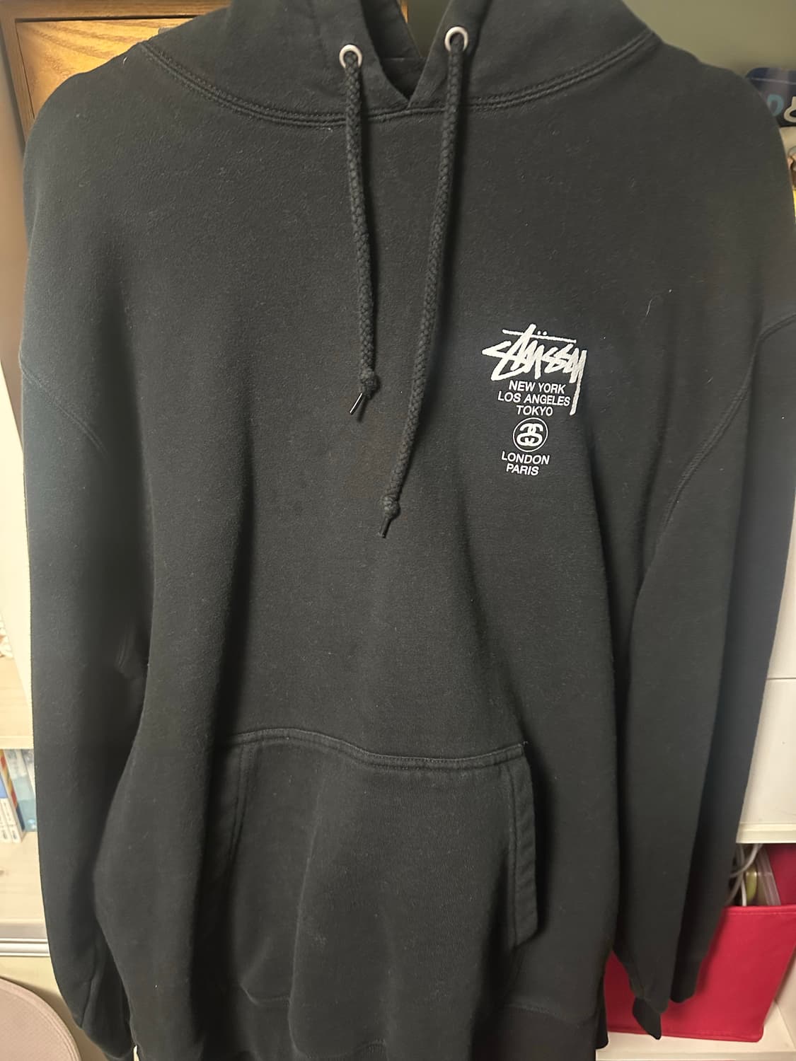 스투시 월드투어 후드티 xl 상품이미지2