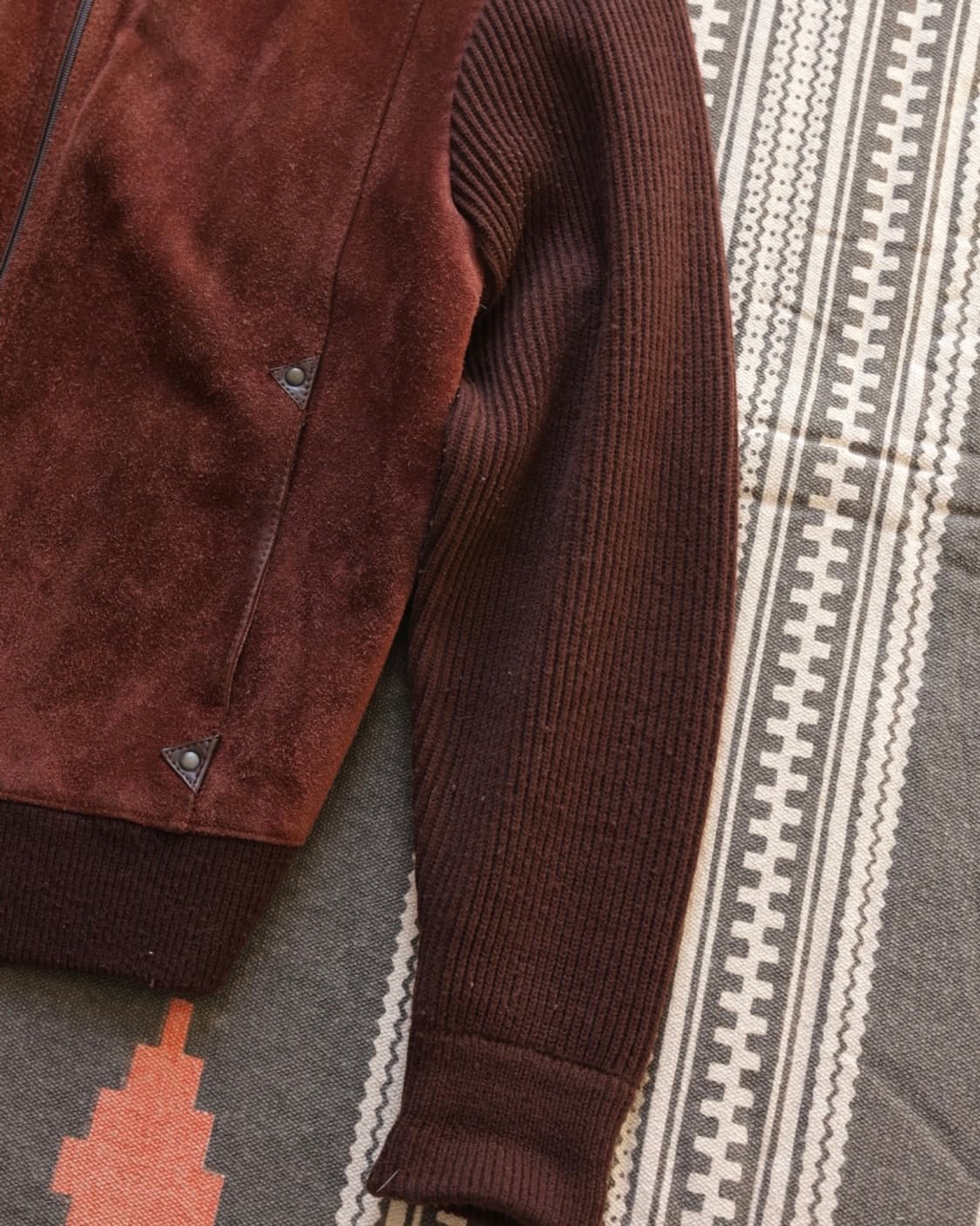 Sears 시어스 70s~80s 니트/스웨이드 봄버 자켓 상품이미지5