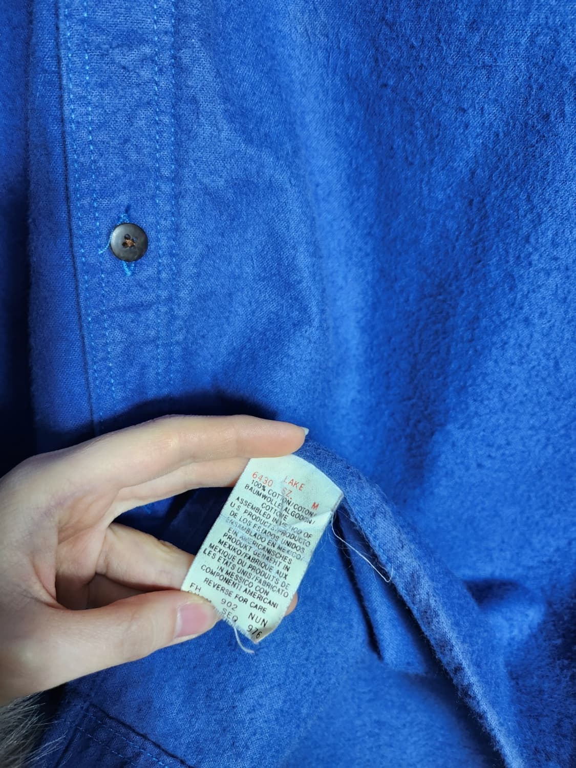 울리치 블루 코튼 셔츠 상품이미지6