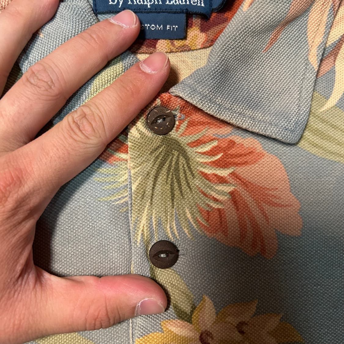 [M] 폴로 랄프로렌 플라워 패터 카라 반팔 상품이미지2