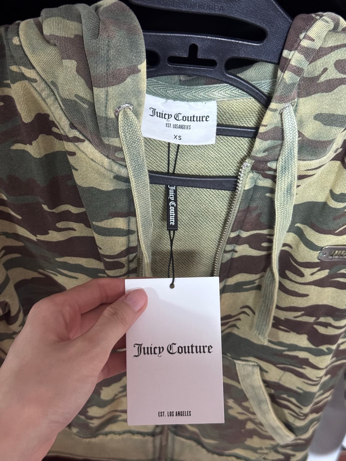 쥬시꾸뛰르 카모 후드집업 상품이미지6