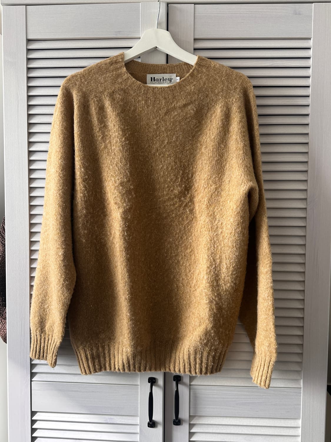 할리오브스코틀랜드 쉐기독 니트 큐민(Cummin) L  상품이미지1