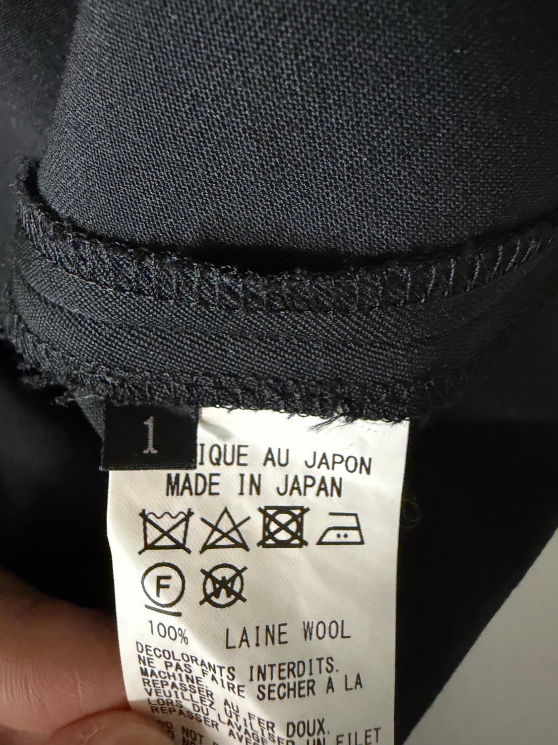 요지야마모토 (Y’s) 버튼 언발란스 스커트 상품이미지4