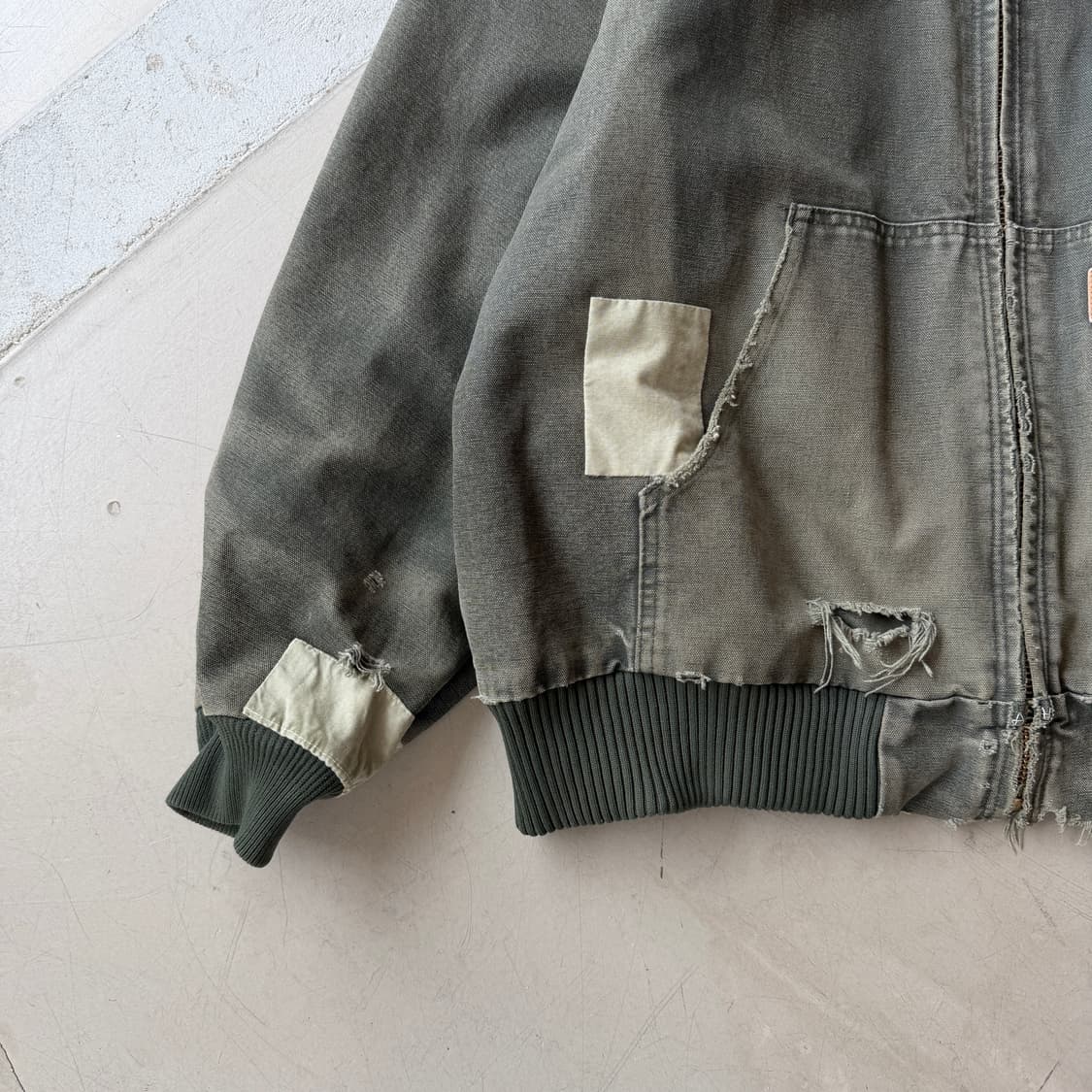 칼하트 j130 모스그린 액티브 워크 자켓 상품이미지3