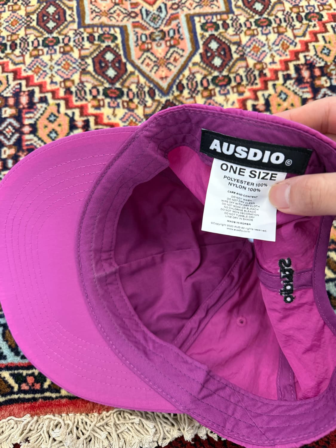 빈티지 러닝캡 마젠타  상품이미지3