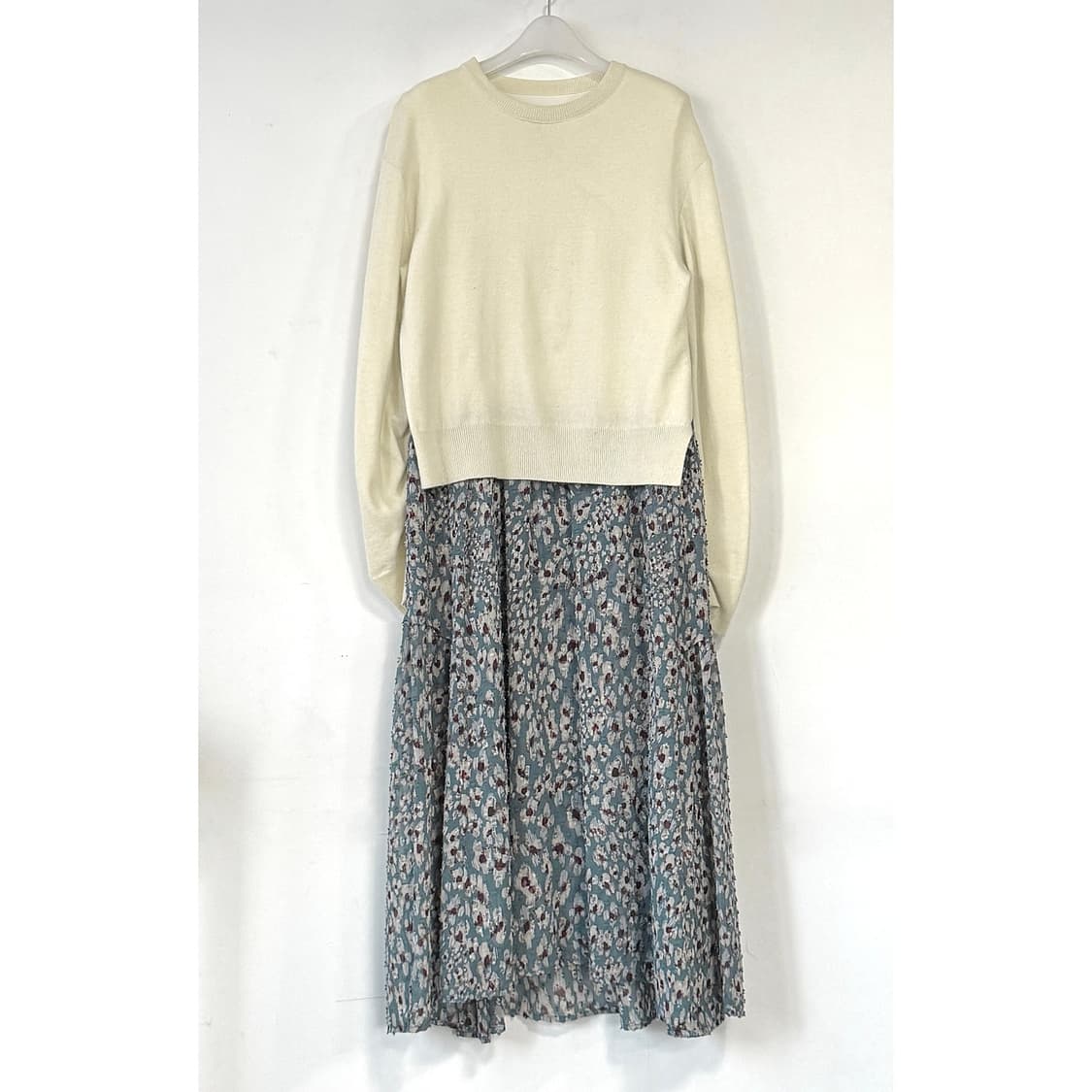 폼더스토어 니트 레이어드 드레스 상품이미지1