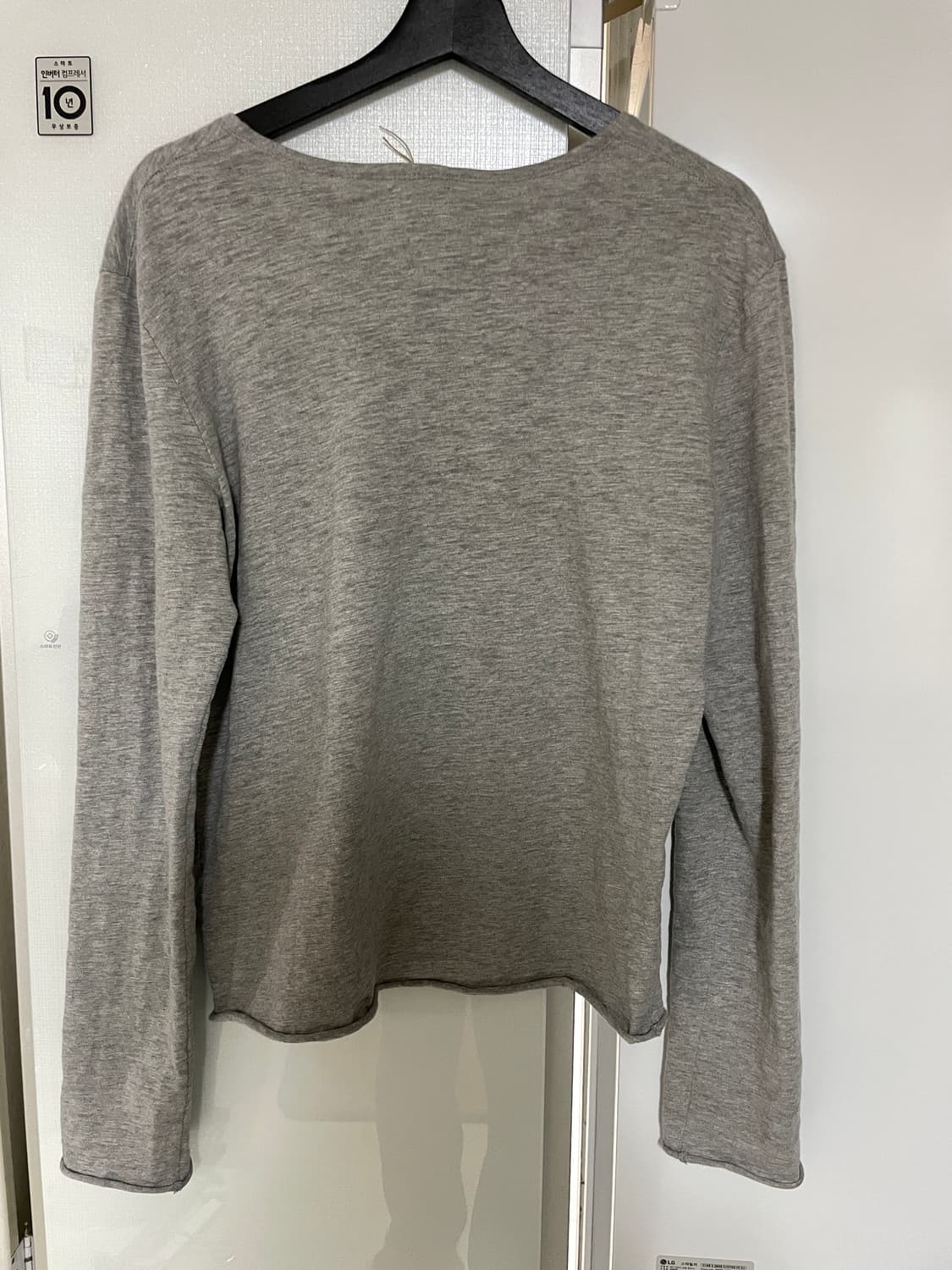 모노프리베 롱슬리브 멜란지그레이 상품이미지4