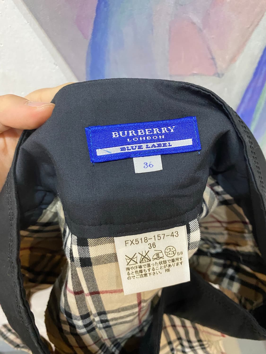 버버리 노바체크 스커트  상품이미지4