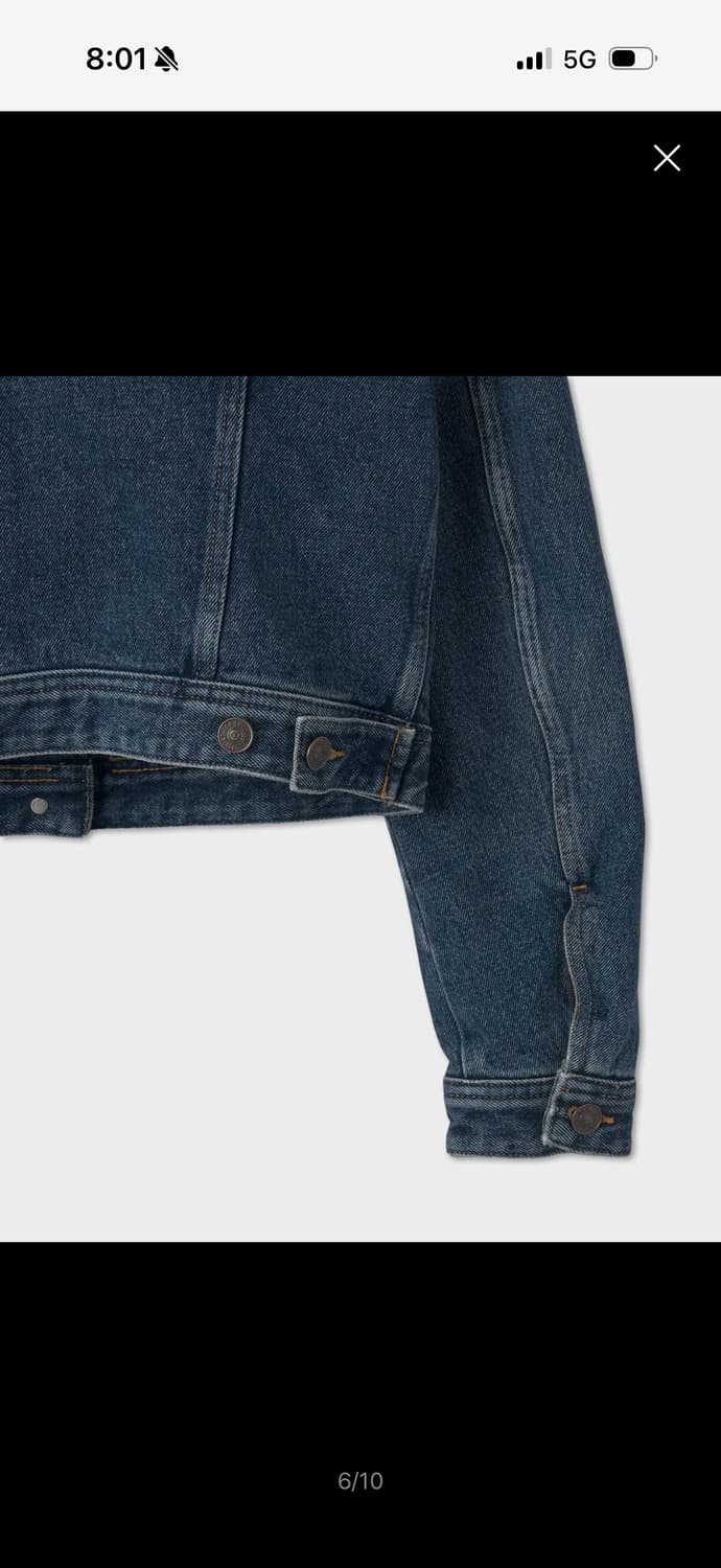 디젤 여성 DE 슬리미 데님 자켓 S 상품이미지5