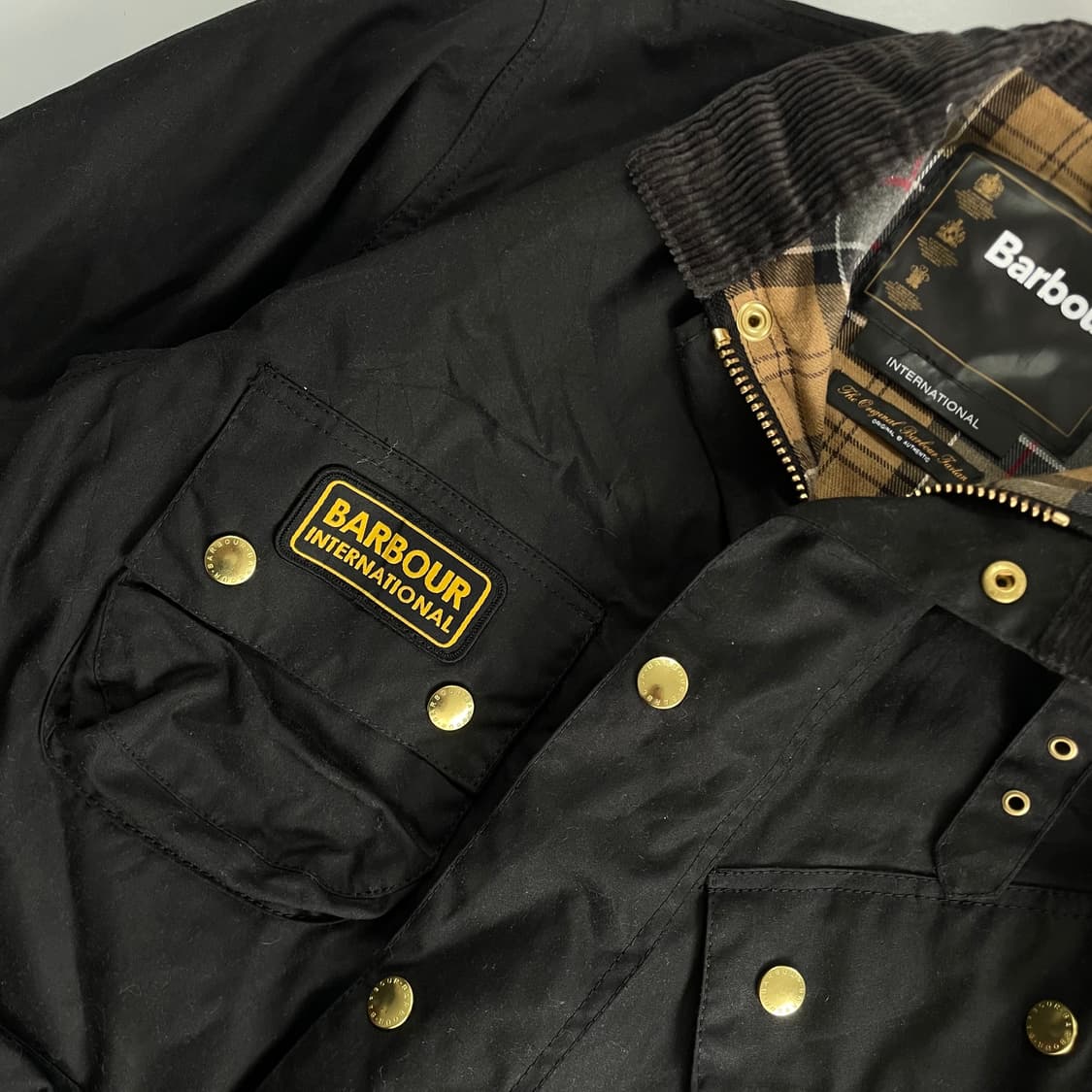 Barbour  바버 인터네셔널 a-7 왁스 자켓 상품이미지3