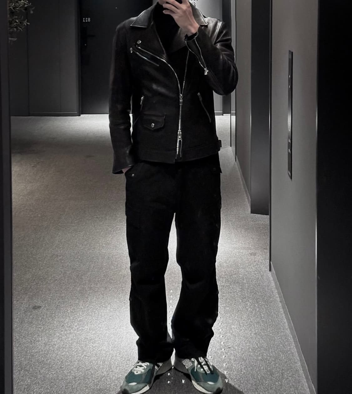 누아르 라르메스 램스킨 라이더 자켓 상품이미지2