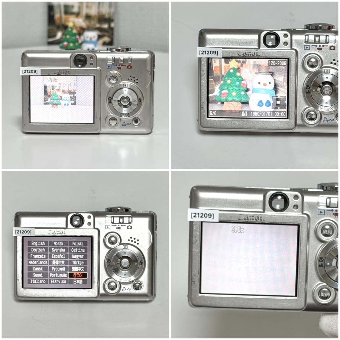 캐논 익시 50 / 익서스 40 실버 빈티지디카 상품이미지4