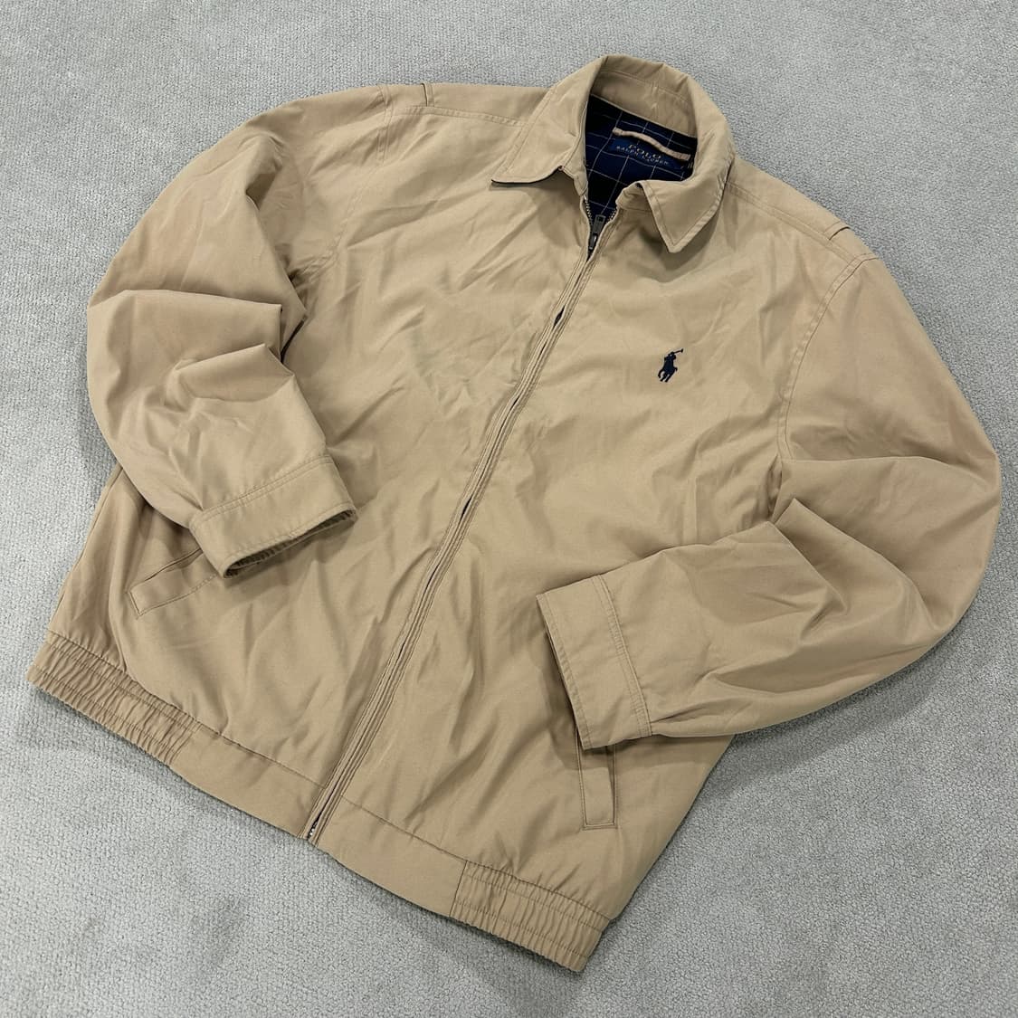 폴로 랄프로렌 스윙톱 체크 자켓 s 상품이미지1