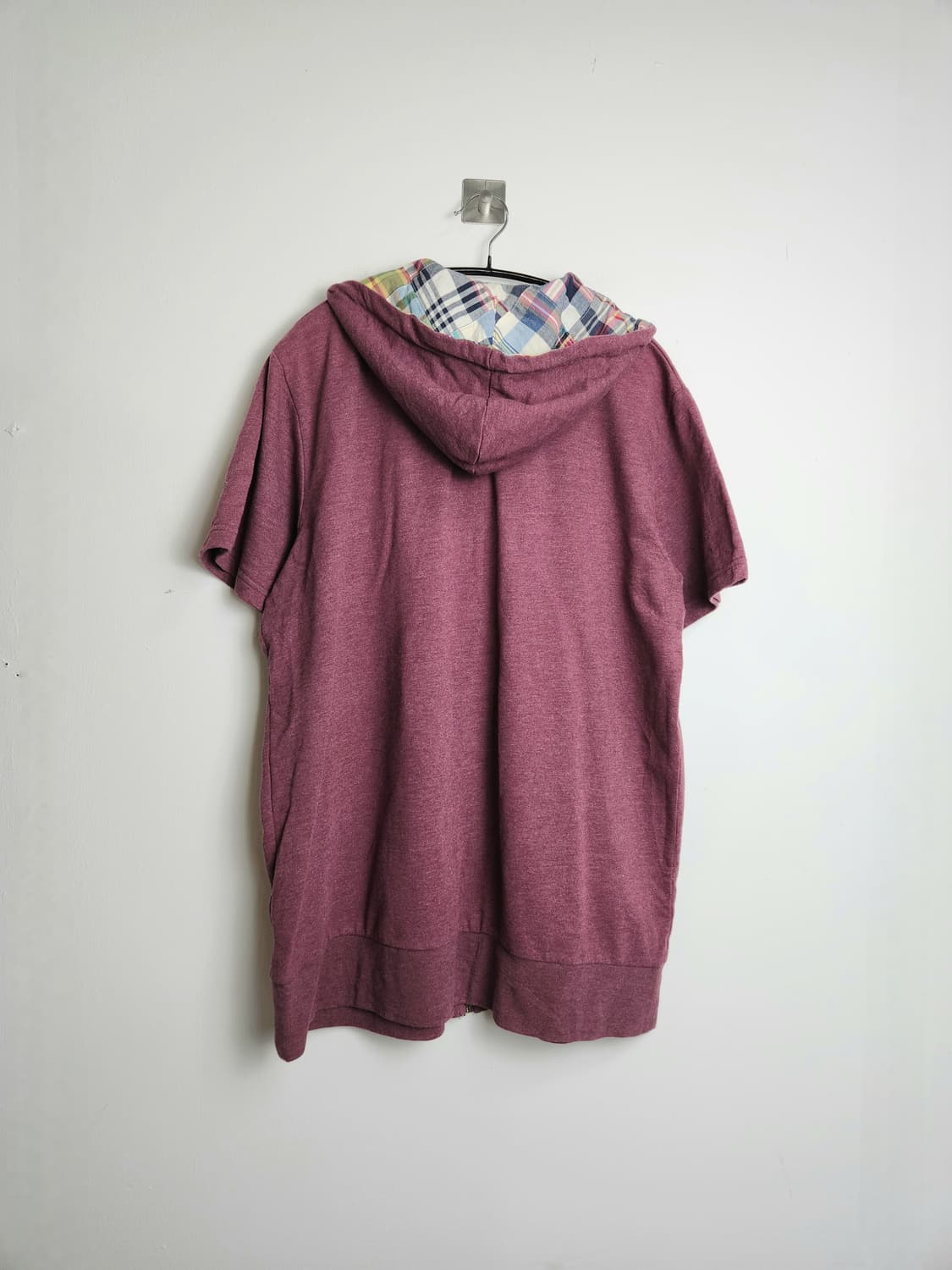 체크 후드 집업 상품이미지8