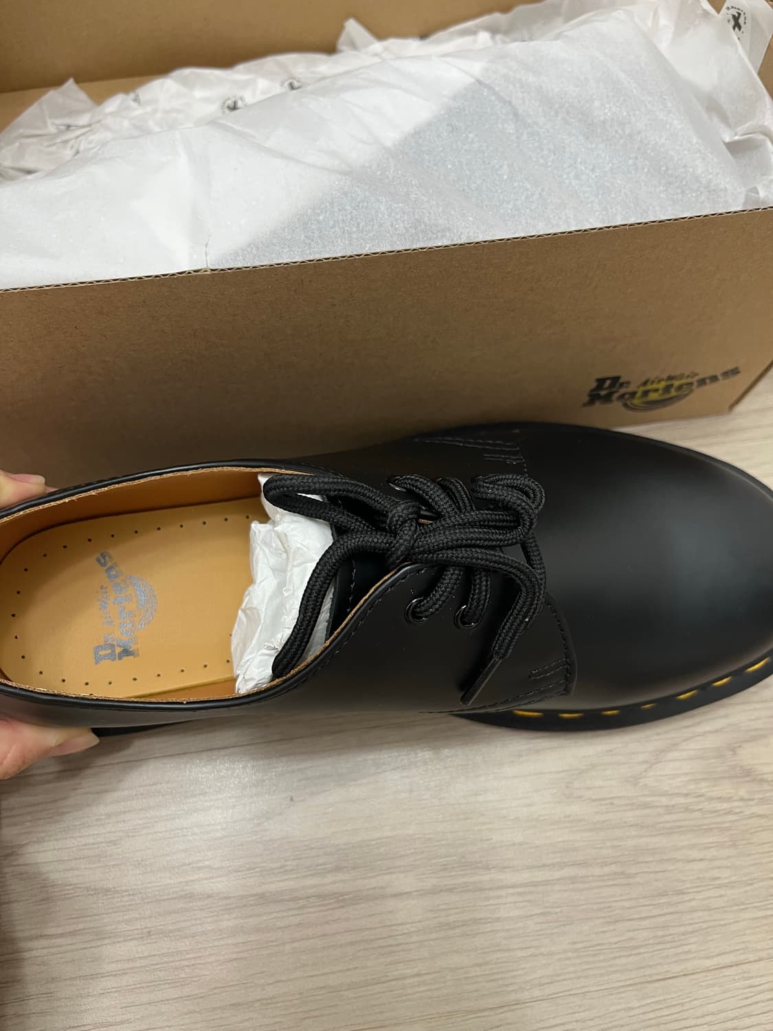 닥터마틴 1461 스무스 블랙 새상품 240 상품이미지1