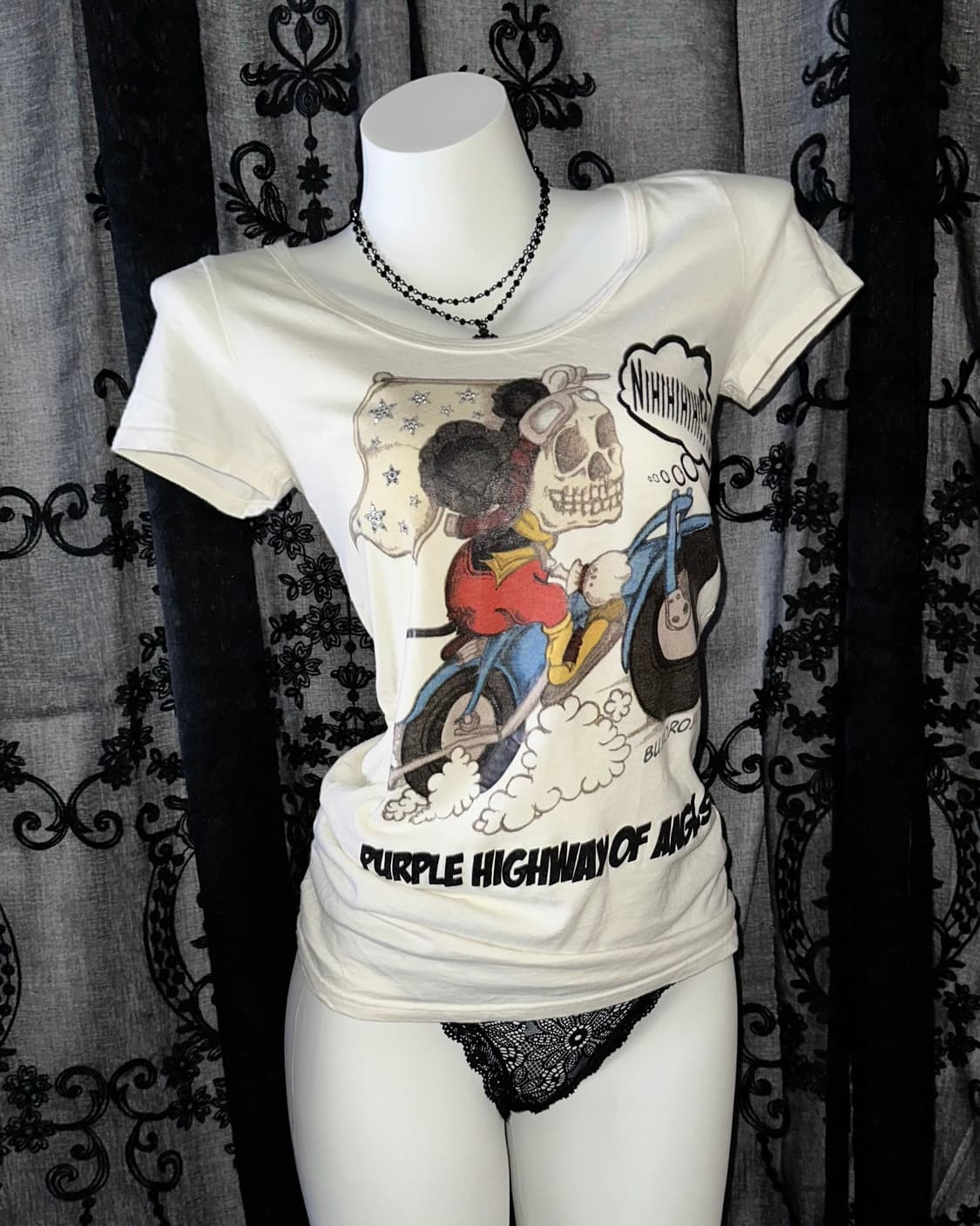 Rock chic printed short sleeve 상품이미지1