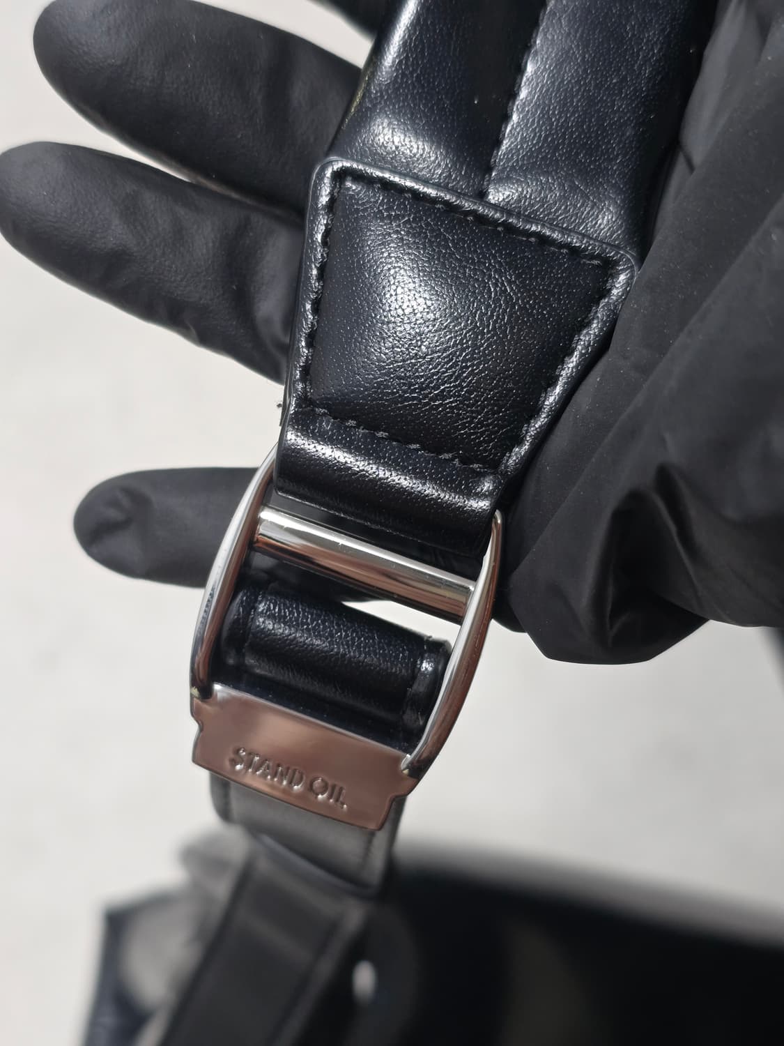 Stand oil 스탠드오일 플러피백 블랙  상품이미지3