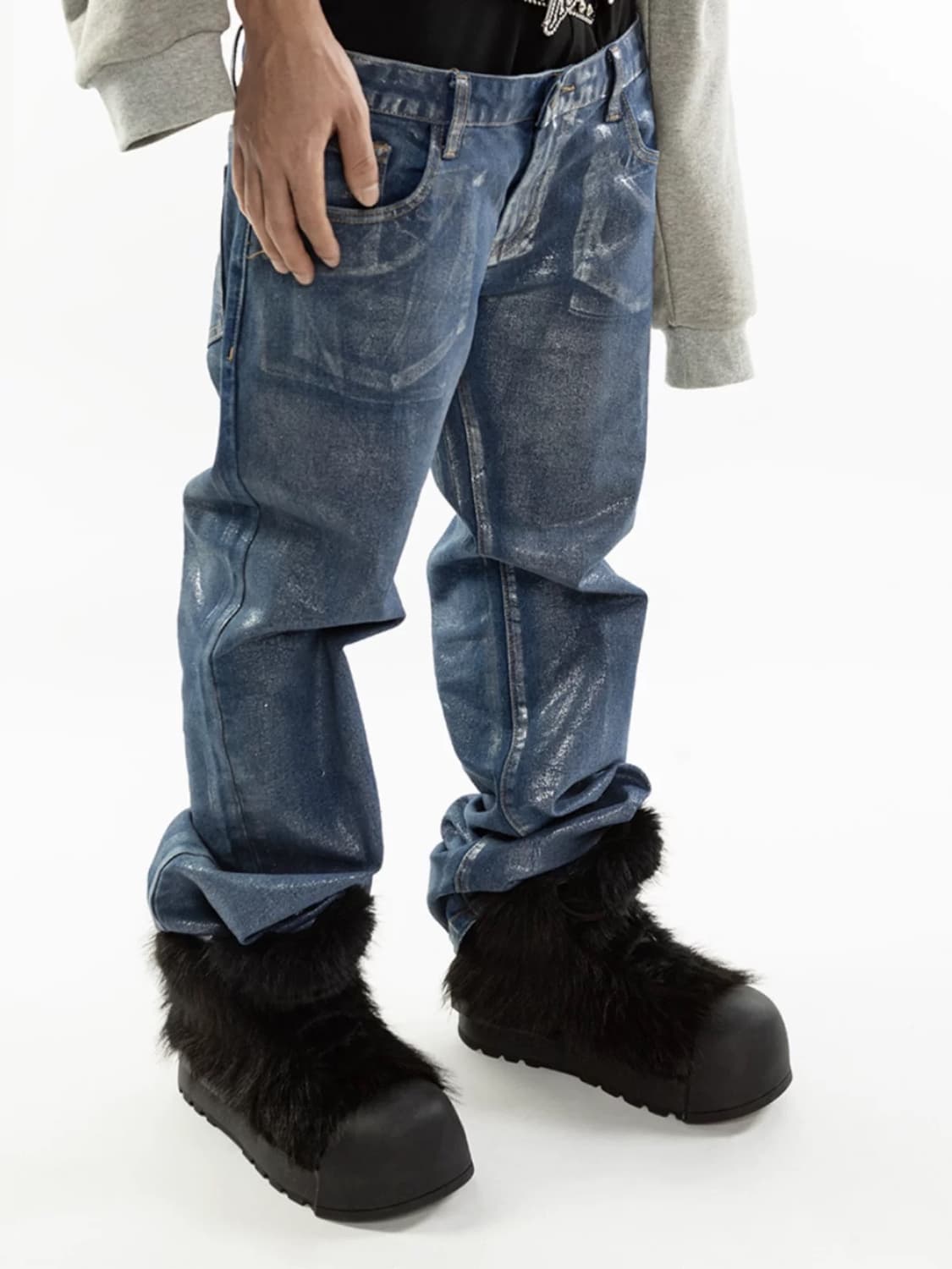 FVVO FREEWORLDER & ROCKSTA 2.0 퍼 하이탑 스니커 상품이미지4