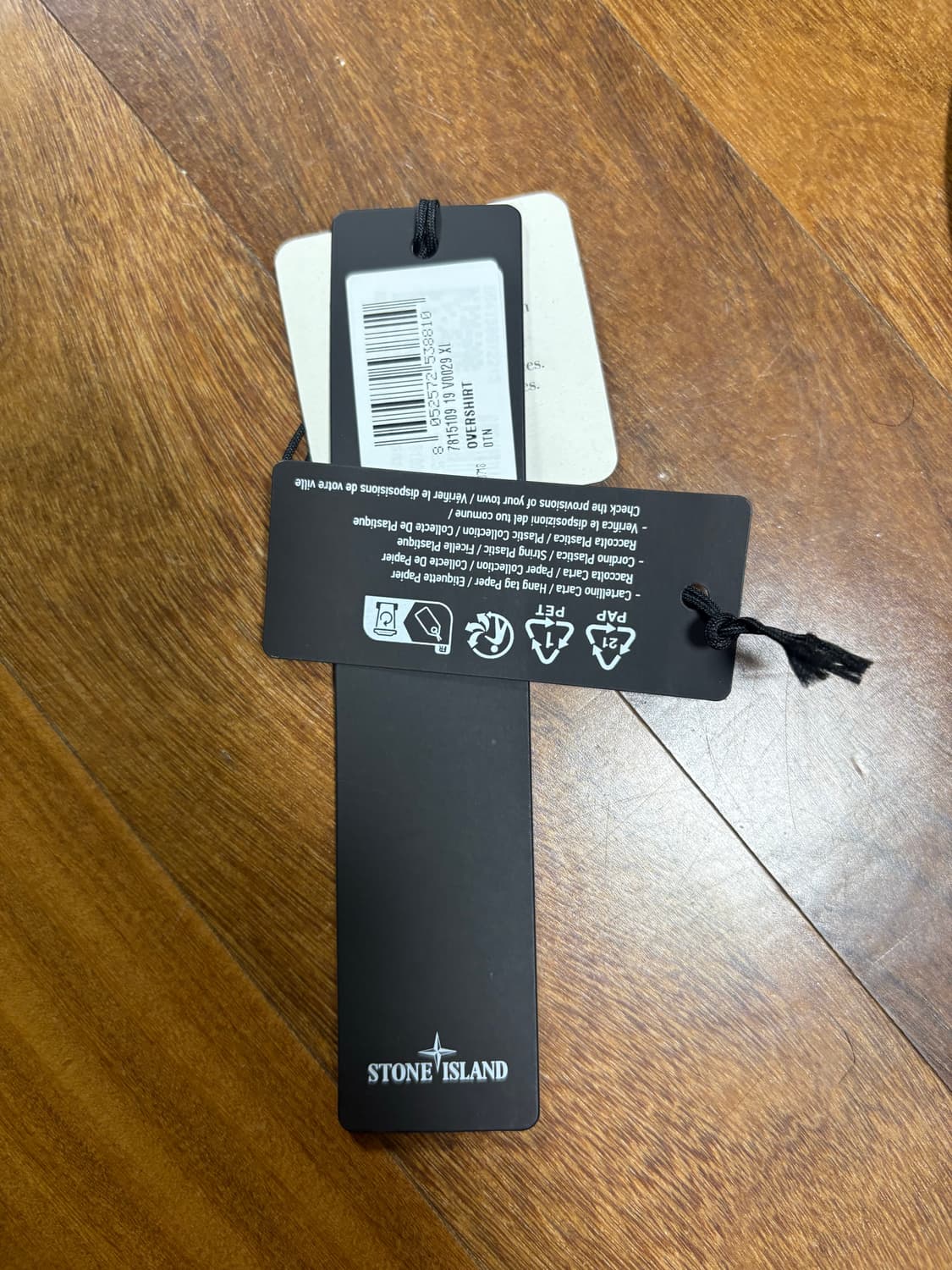 스톤아일랜드 블랙 오버셔츠 자켓 XL (105) 상품이미지4