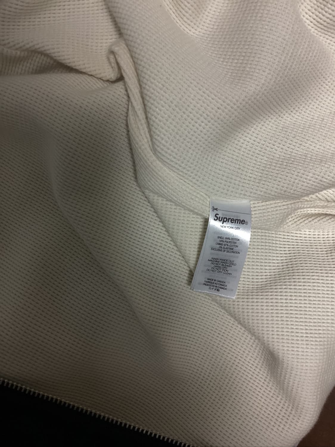 슈프림 아크써멀 후드집업 네이비  상품이미지7