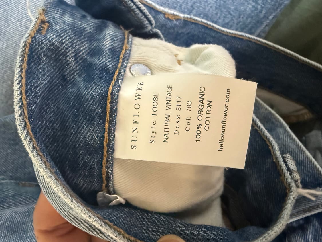 선플라워 루즈데님 내추럴빈티지 32/32 상품이미지2