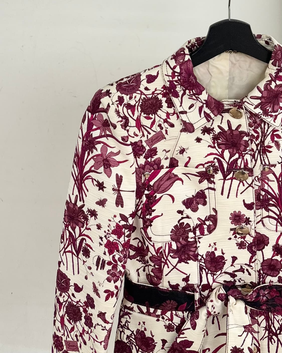 구찌 마젠타 플로럴 가든 프린트 자켓 상품이미지3